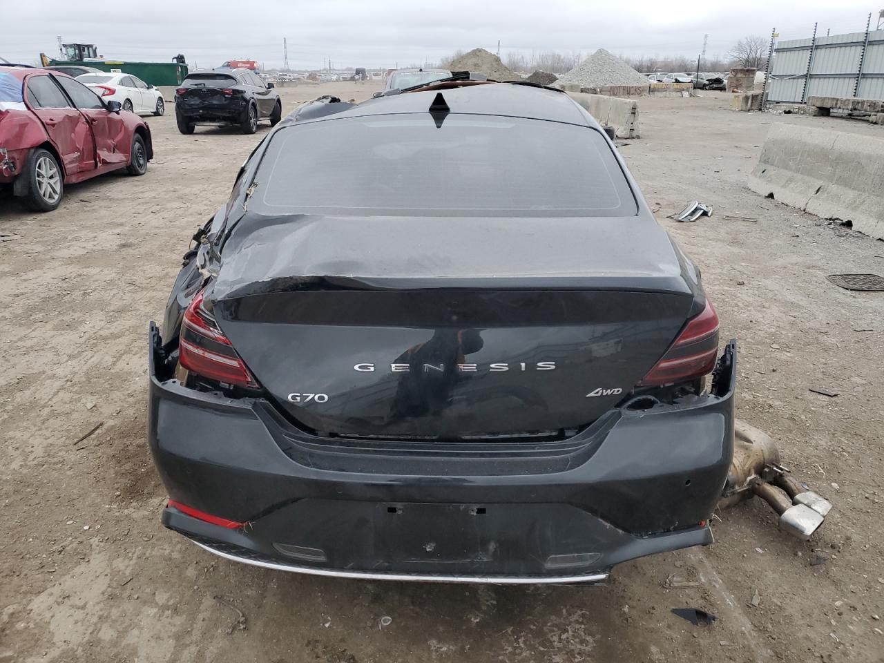 2022 GENESIS G70 BASE VIN:KMTG34TAXNU098277