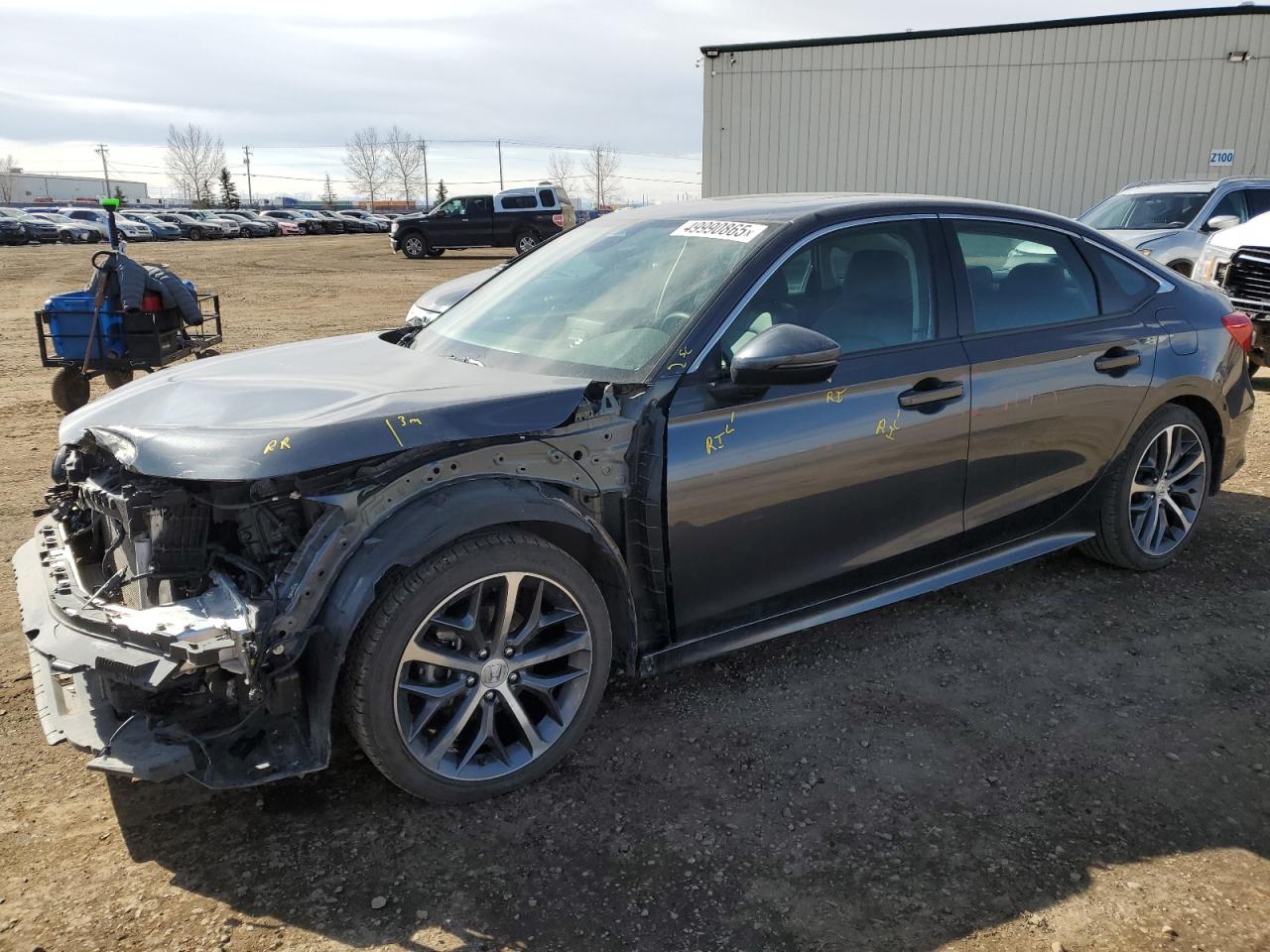 2022 HONDA CIVIC TOURING VIN:2HGFE1F98NH006964