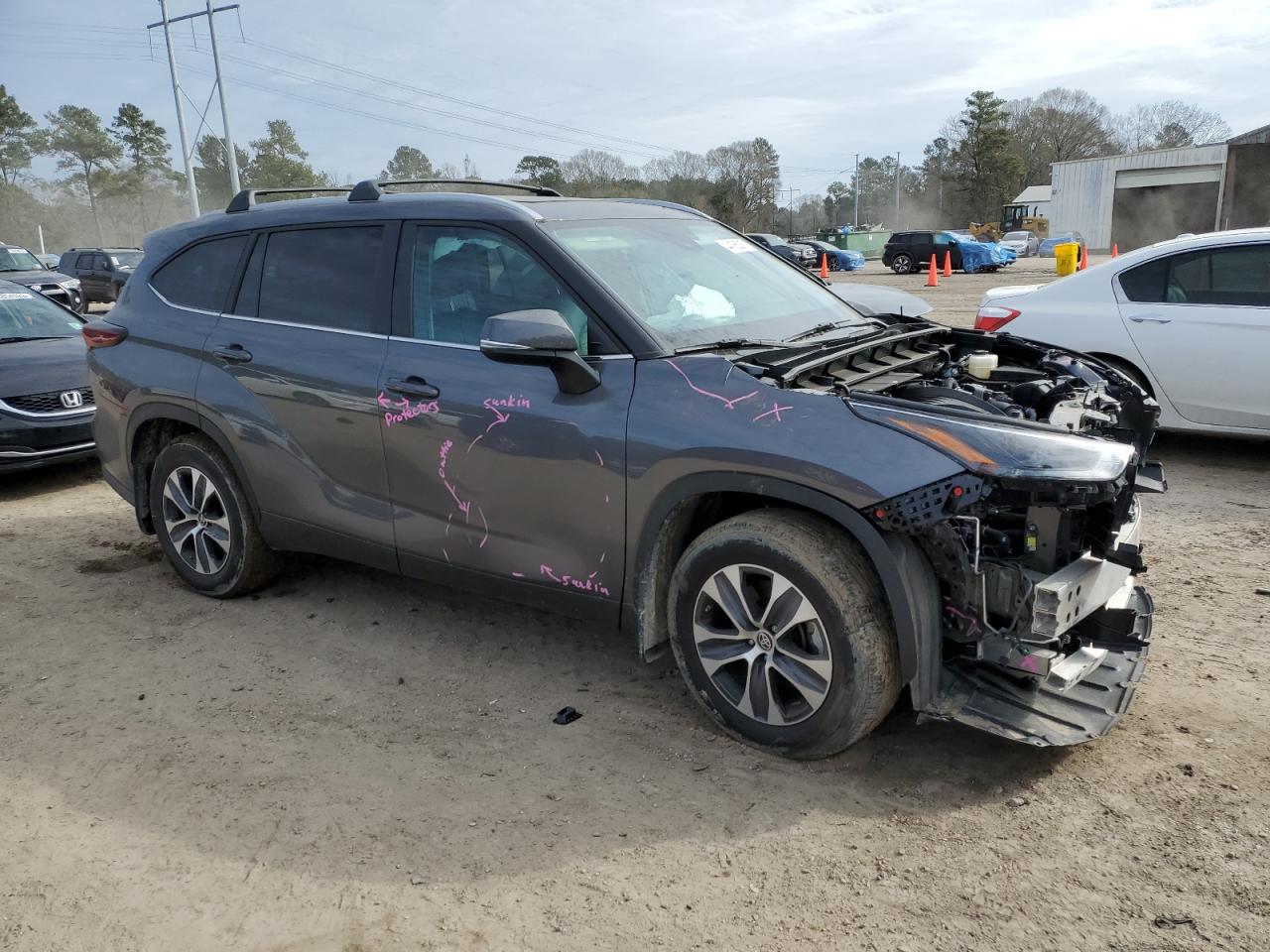 2024 TOYOTA HIGHLANDER LE VIN:5TDKDRAH1RS052642