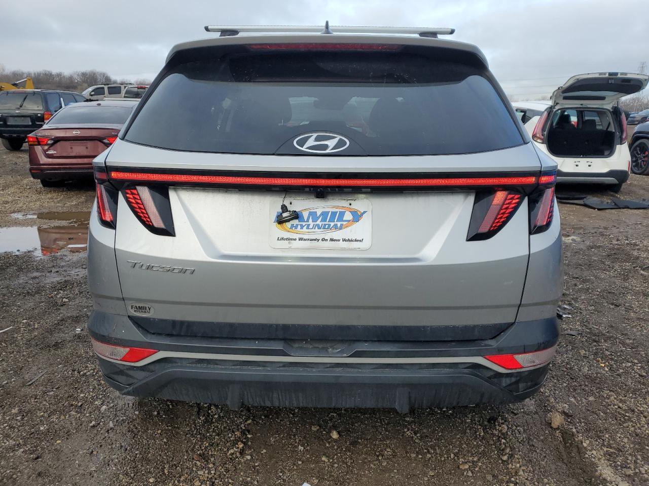 2022 HYUNDAI TUCSON SEL VIN:5NMJC3AE8NH125679