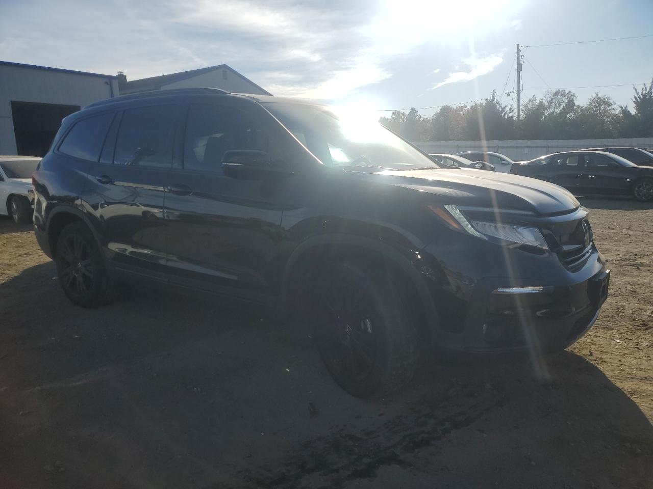 2022 HONDA PILOT BLACK VIN:5FNYF6H76NB000213