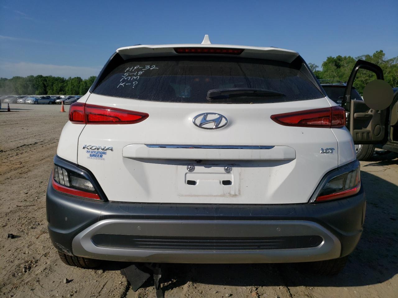 2022 HYUNDAI KONA LIMITED VIN:KM8K53A33NU863553