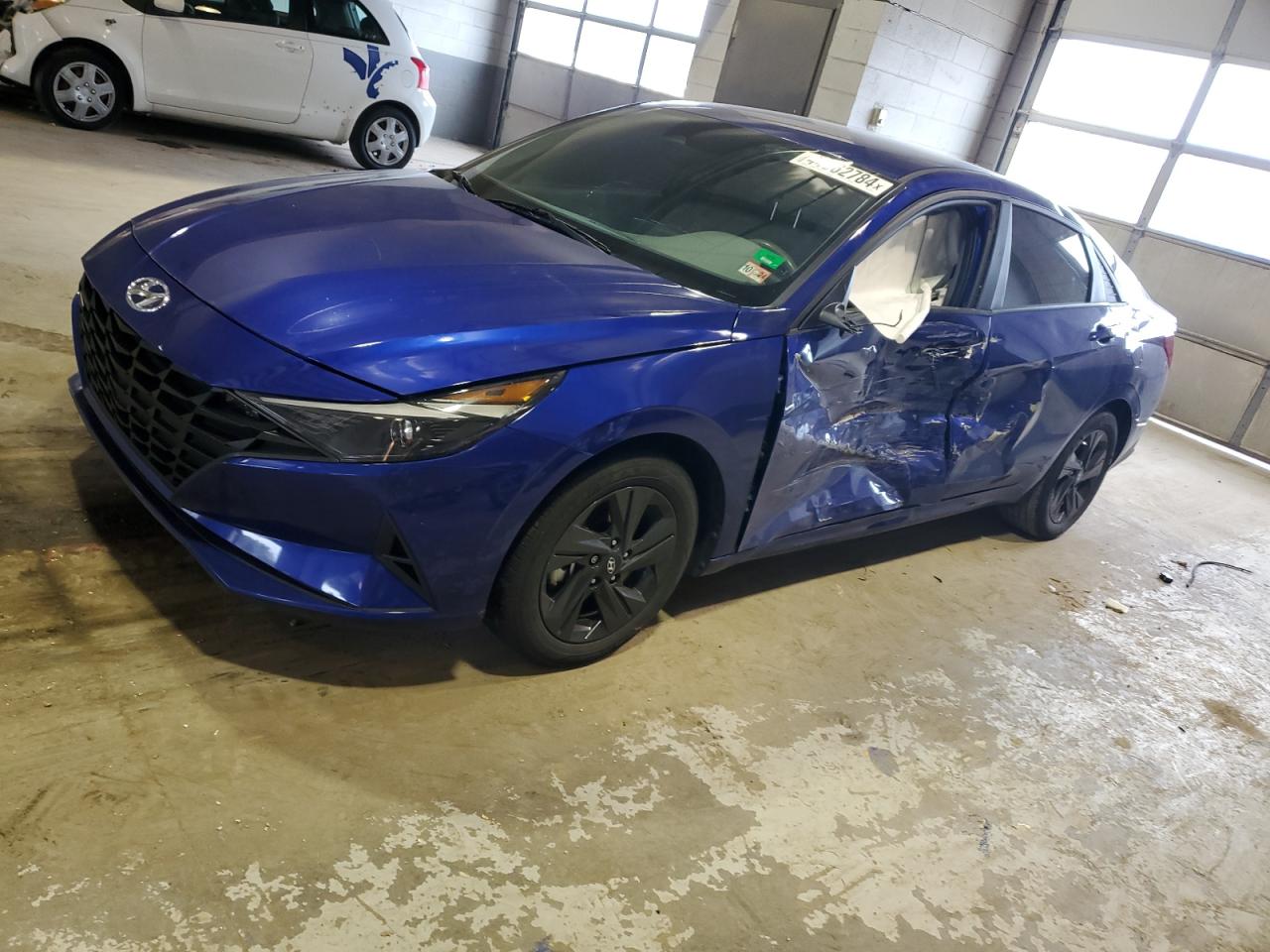 2022 HYUNDAI ELANTRA BLUE VIN:KMHLM4AJ0NU013357