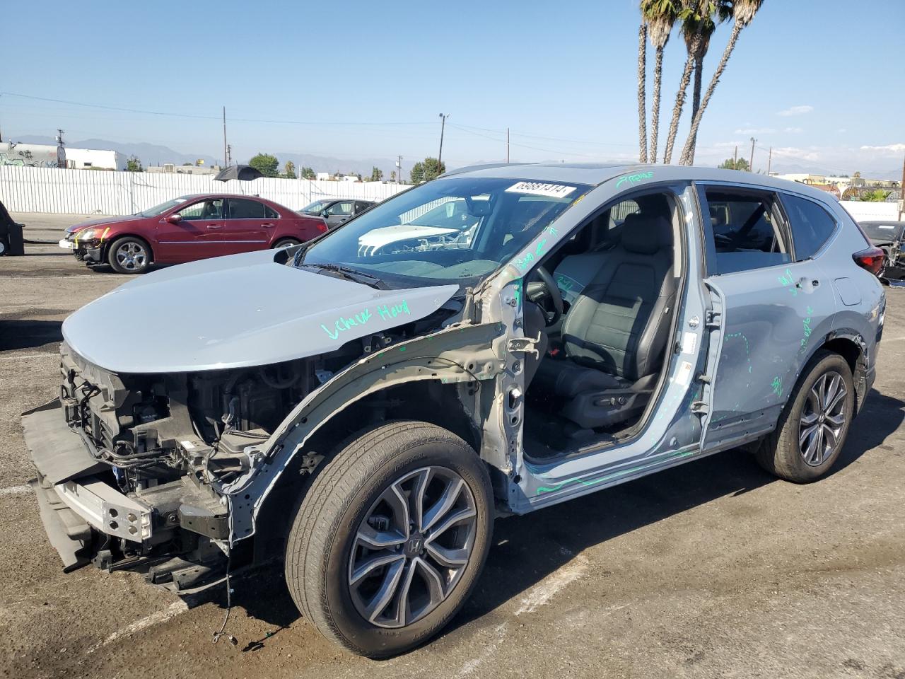 2022 HONDA CR-V TOURING VIN:7FARW2H96NE012428