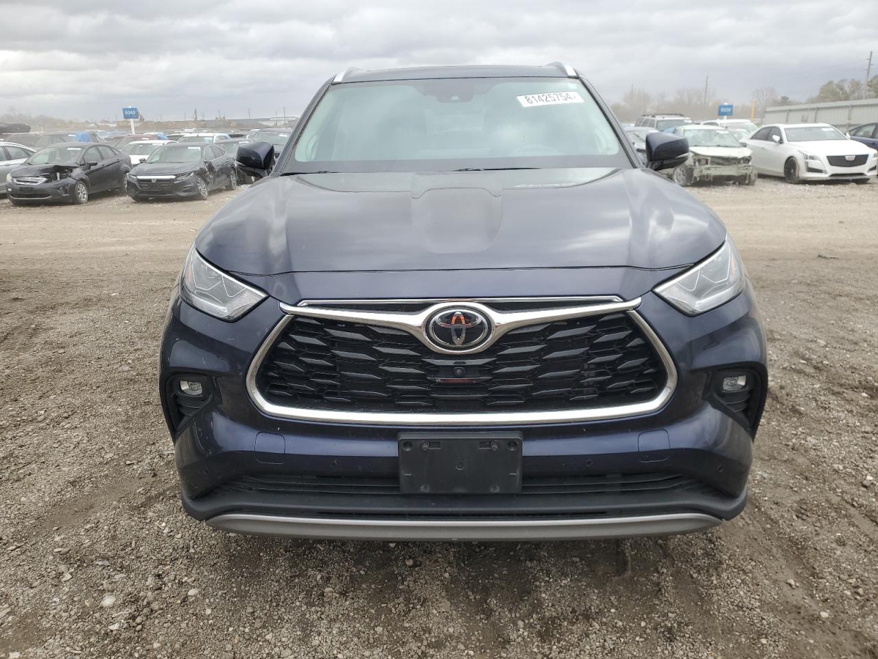 2022 TOYOTA HIGHLANDER PLATINUM VIN:5TDFZRBH2NS217416