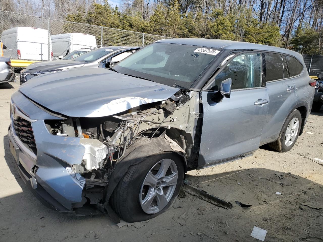 2022 TOYOTA HIGHLANDER L VIN:5TDBZRBH9NS246555