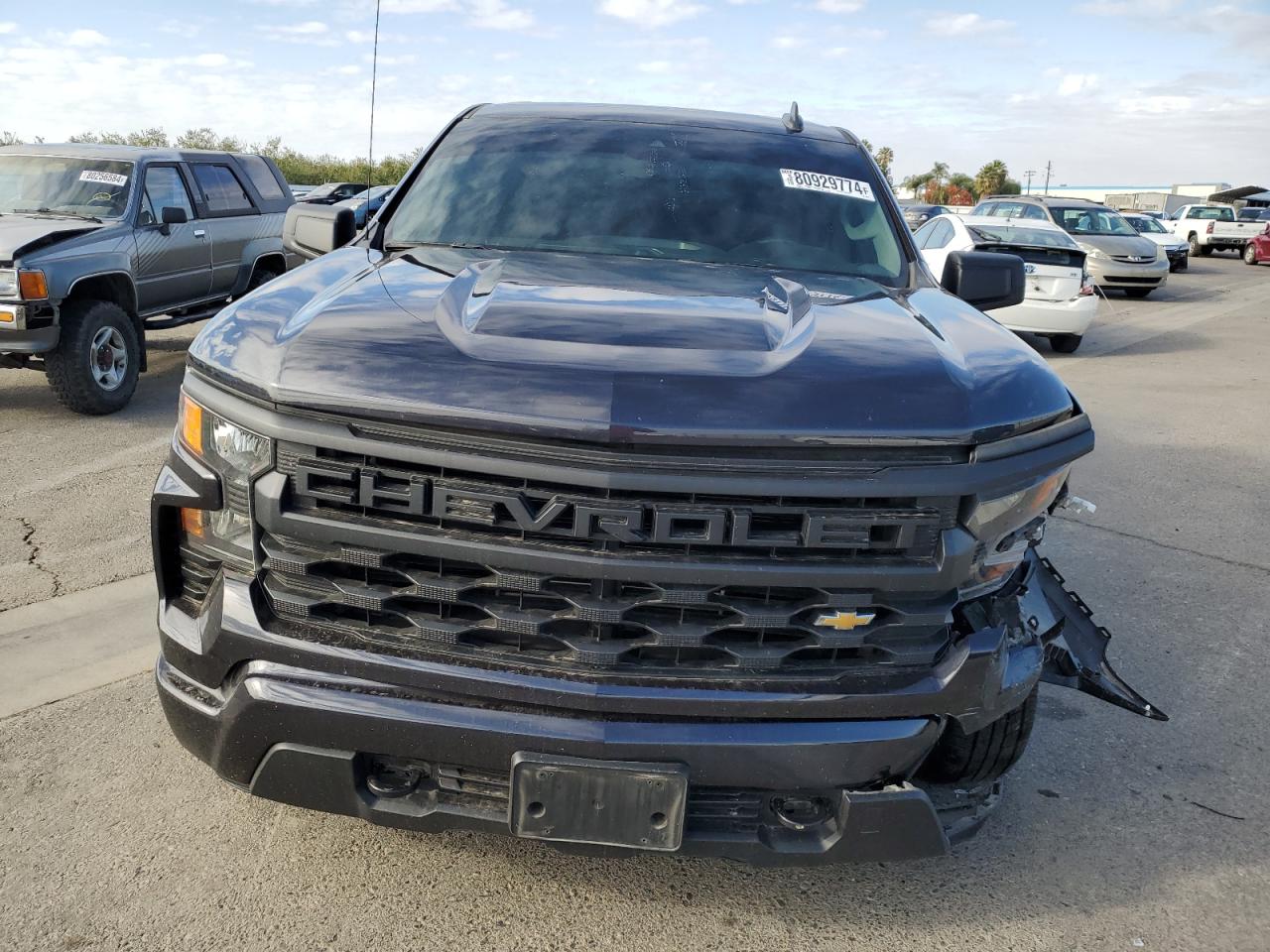 2022 CHEVROLET SILVERADO K1500 CUSTOM VIN:1GCPDBEK2NZ603656