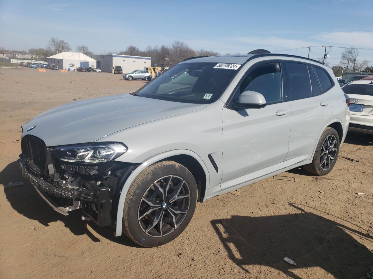 2022 BMW X3 XDRIVE30I VIN:5UX53DP05N9M71363