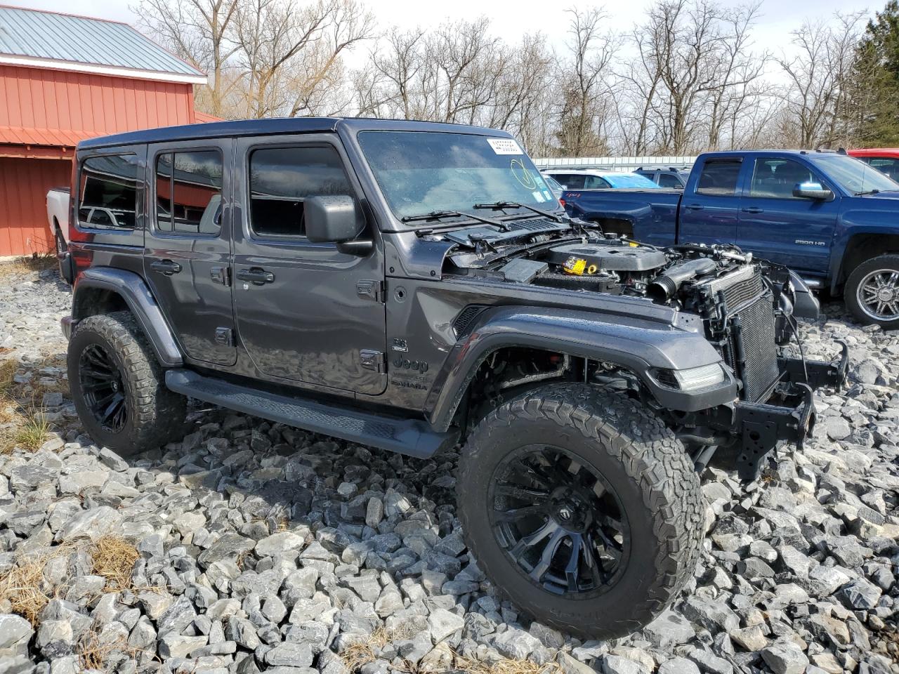 2022 JEEP WRANGLER UNLIMITED SAHARA VIN:1C4HJXEN9NW191371