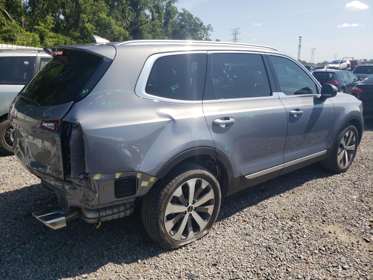 2022 KIA TELLURIDE S VIN:5XYP64HC4NG244528