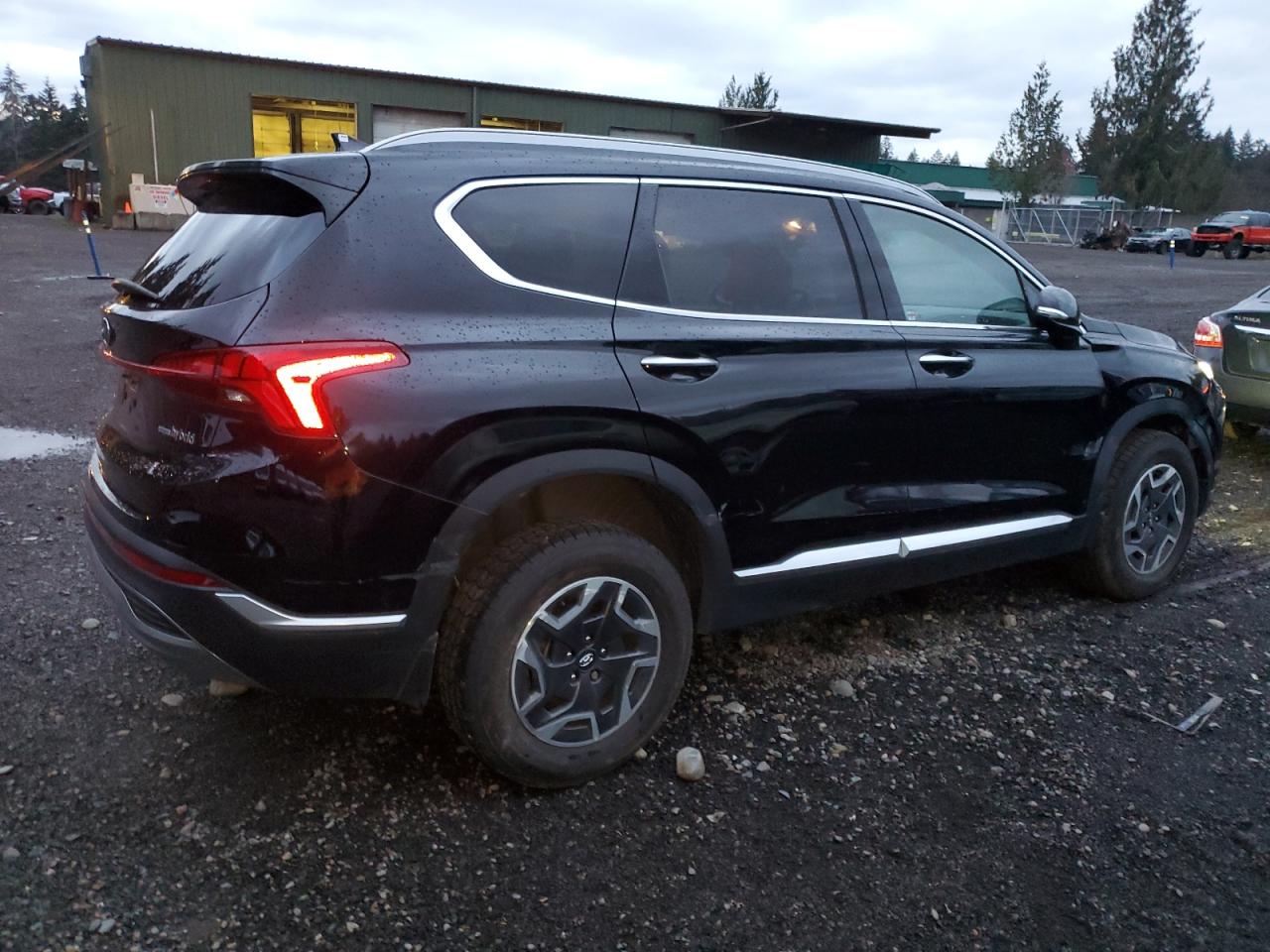 2022 HYUNDAI SANTA FE BLUE VIN:KM8S2DA11NU057188