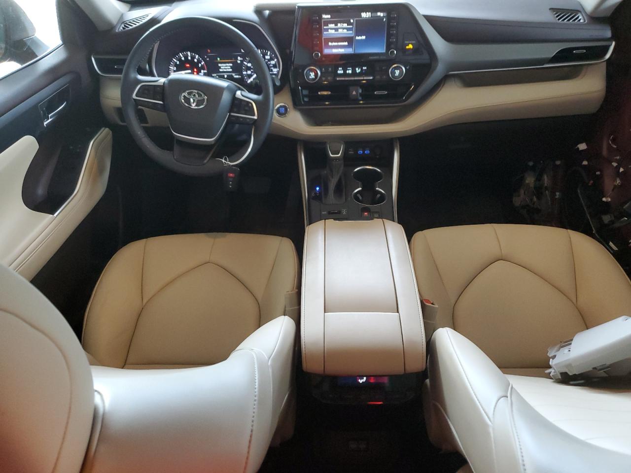 2022 TOYOTA HIGHLANDER XLE VIN:5TDGZRBH2NS233099