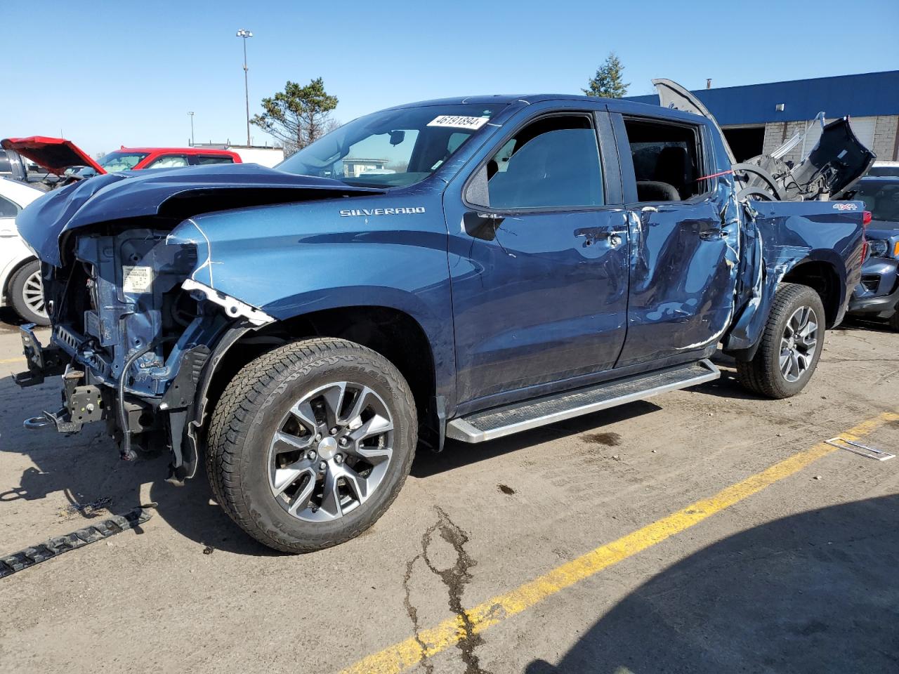 2022 CHEVROLET SILVERADO K1500 LT-L VIN:3GCPDKEK2NG644014