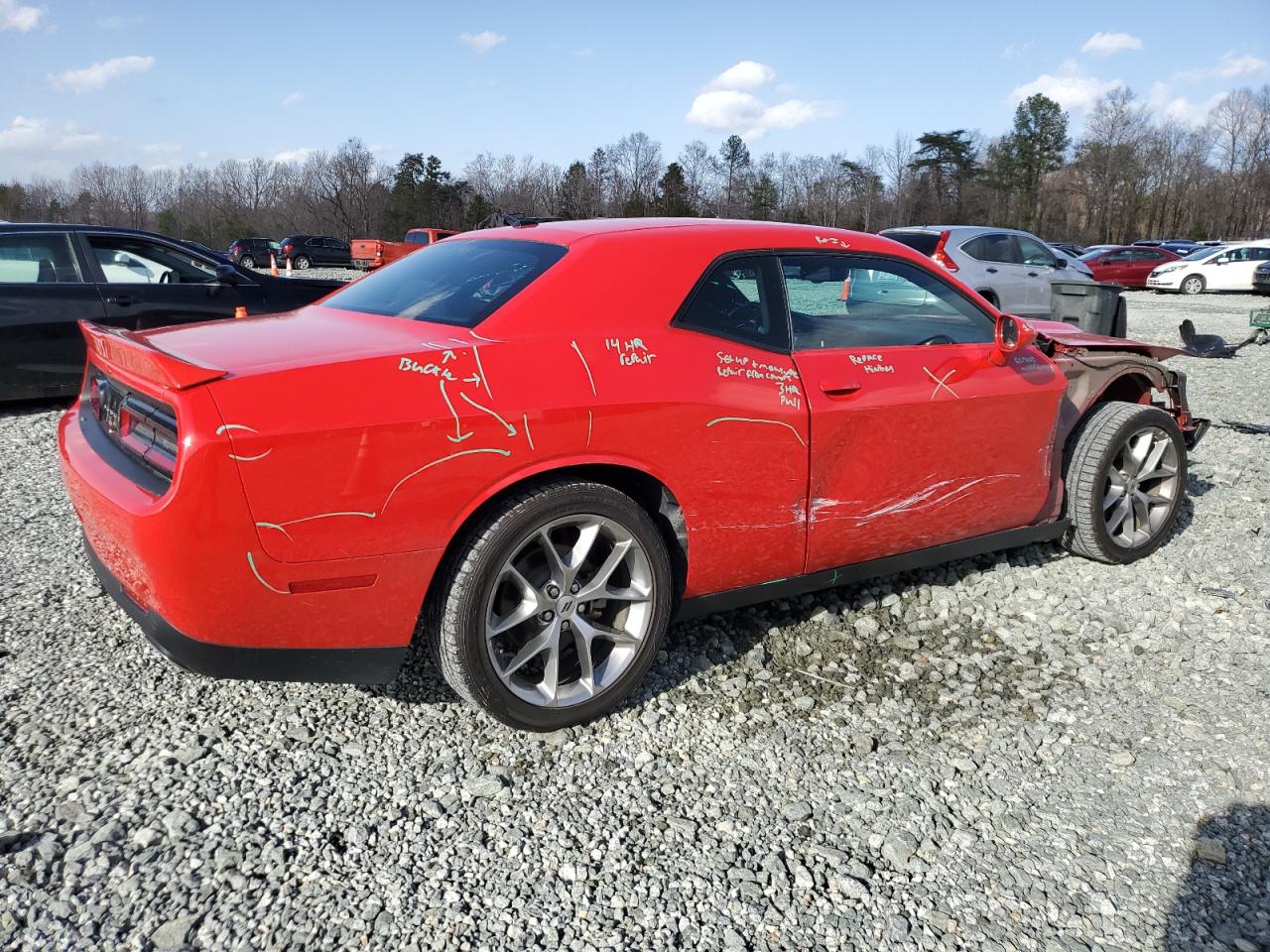 2022 DODGE CHALLENGER GT VIN:2C3CDZJG4NH268882