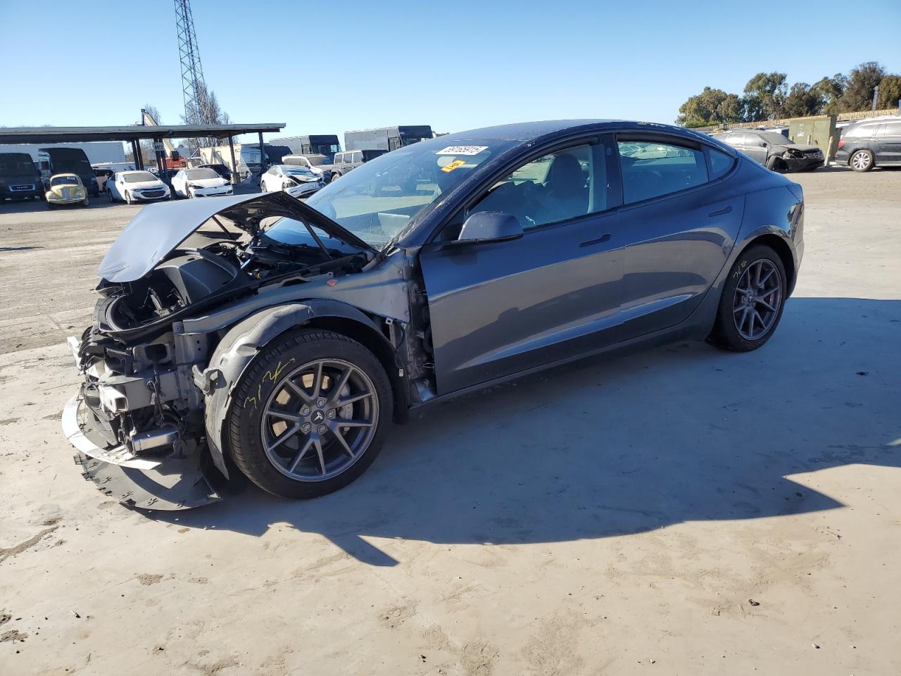 2022 TESLA MODEL 3  VIN:5YJ3E1EB8NF267460