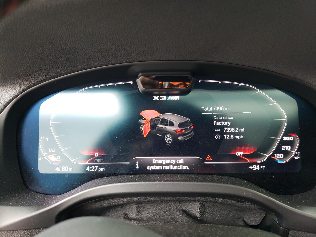 2022 BMW X3 M VIN:5YM13EC0XN9J56822