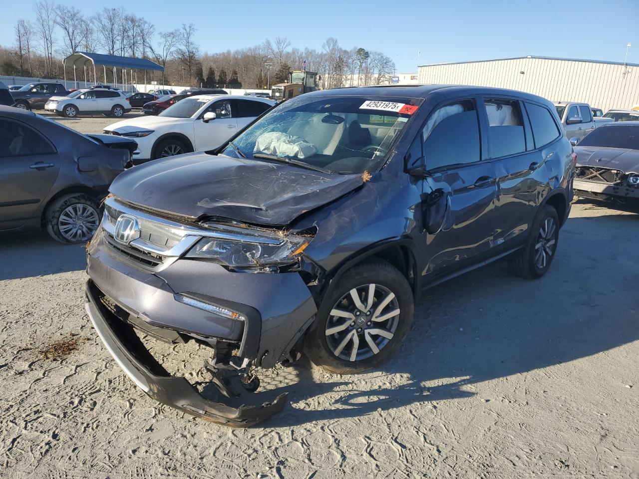 2022 HONDA PILOT EXL VIN:5FNYF5H59NB036356