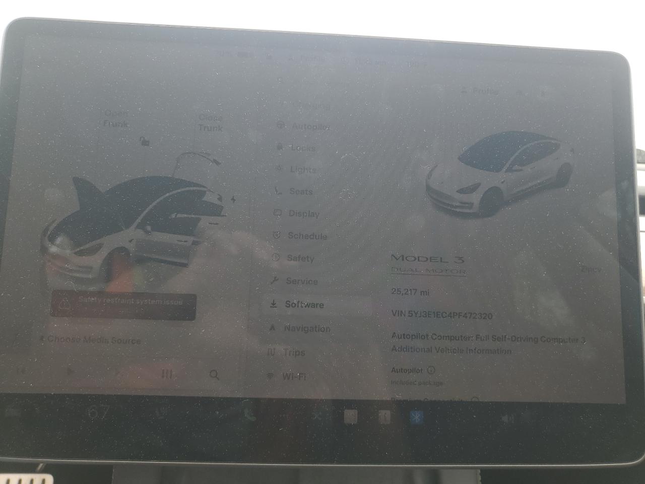 2023 TESLA MODEL 3  VIN:5YJ3E1EC4PF472320