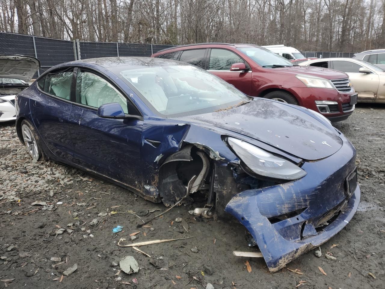 2022 TESLA MODEL 3  VIN:5YJ3E1EA2NF342659