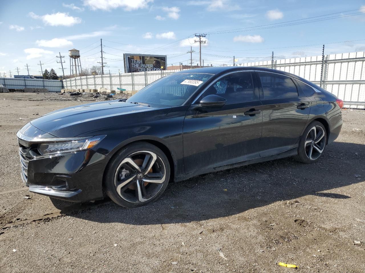 2022 HONDA ACCORD SPORT VIN:1HGCV1F3XNA063759