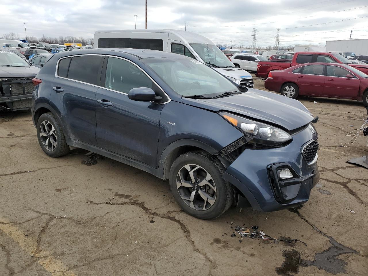 2022 KIA SPORTAGE LX VIN:KNDPMCACXN7993373