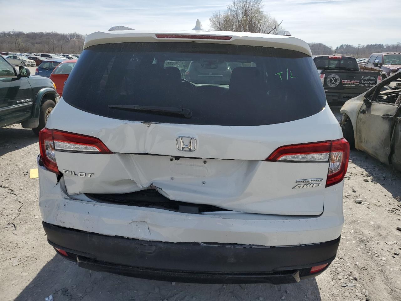 2022 HONDA PILOT SE VIN:5FNYF6H23NB003252