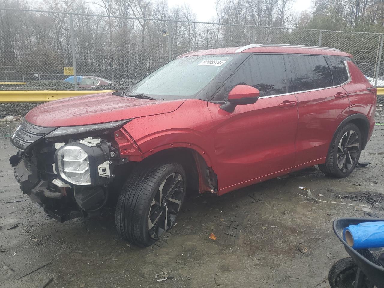 2022 MITSUBISHI OUTLANDER SEL VIN:JA4J3VA80NZ008299