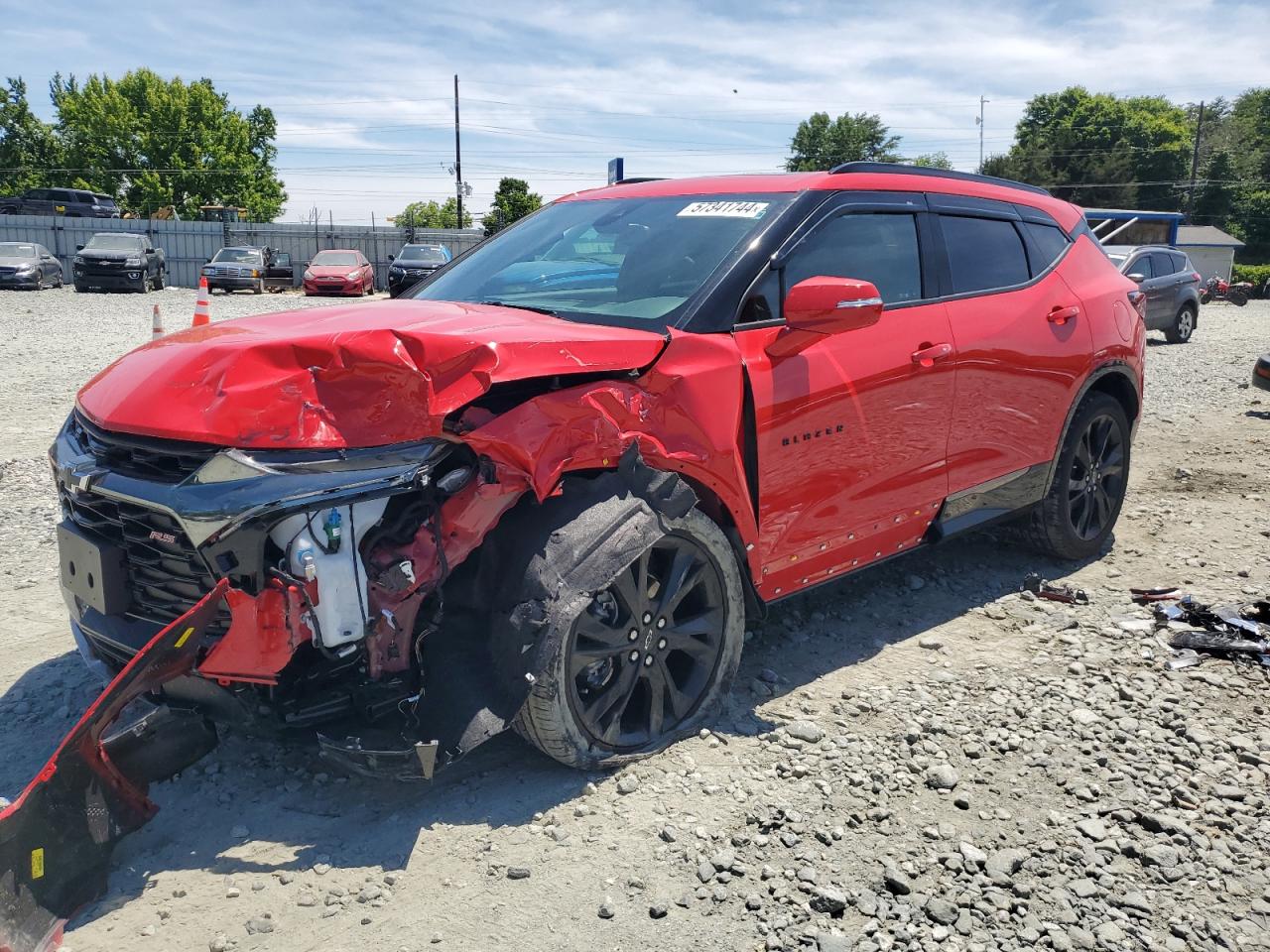 2022 CHEVROLET BLAZER RS VIN:3GNKBERS4NS231690