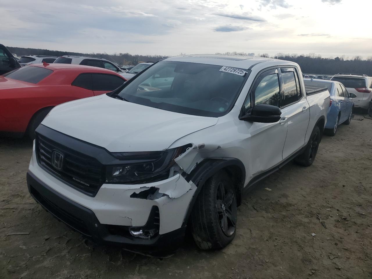 2022 HONDA RIDGELINE BLACK EDITION VIN:5FPYK3F85NB002760