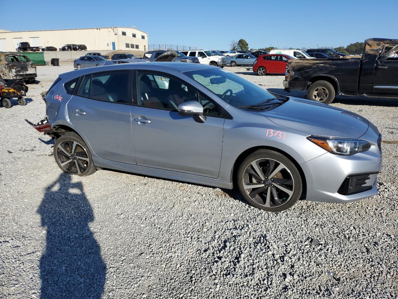 2022 SUBARU IMPREZA SPORT VIN:4S3GTAM64N3712396