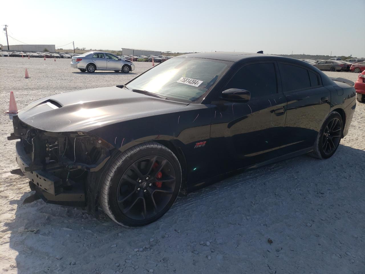 2022 DODGE CHARGER SCAT PACK VIN:2C3CDXGJ5NH159595