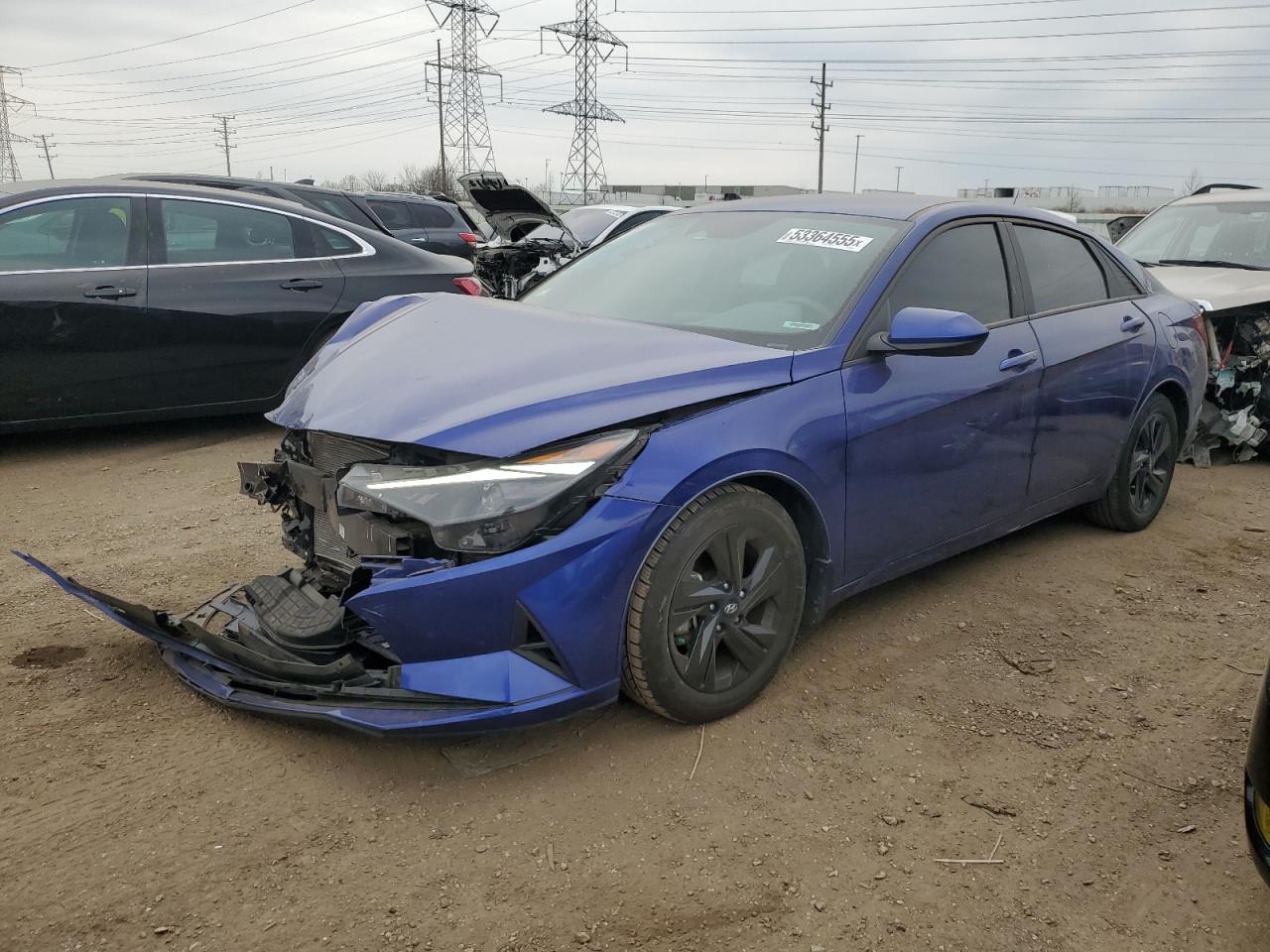 2023 HYUNDAI ELANTRA SEL VIN:KMHLM4AG3PU437669
