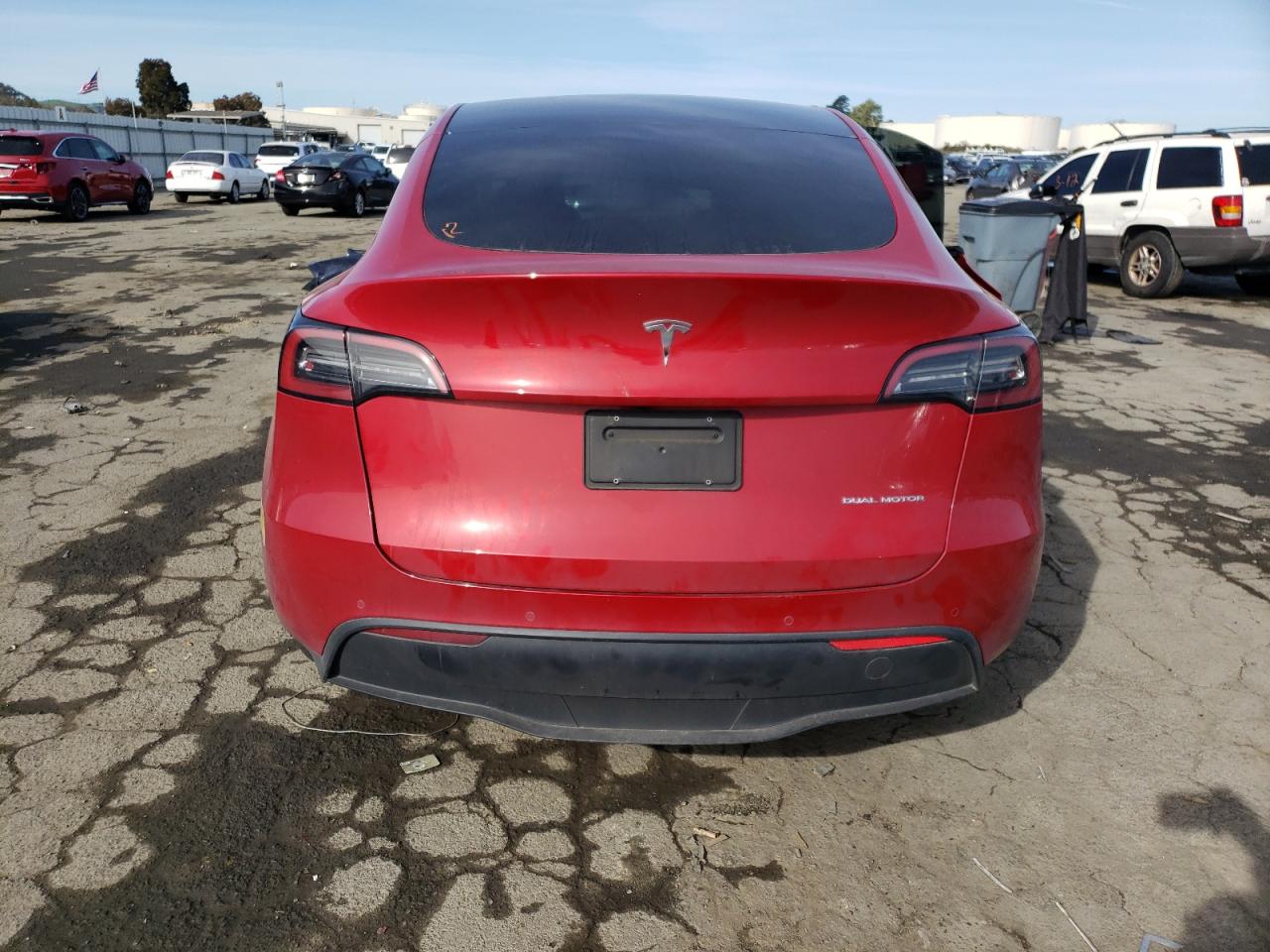 2022 TESLA MODEL Y  VIN:7SAYGDEE6NF345538