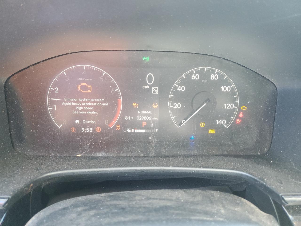 2023 HONDA CR-V EXL VIN:2HKRS3H72PH304657