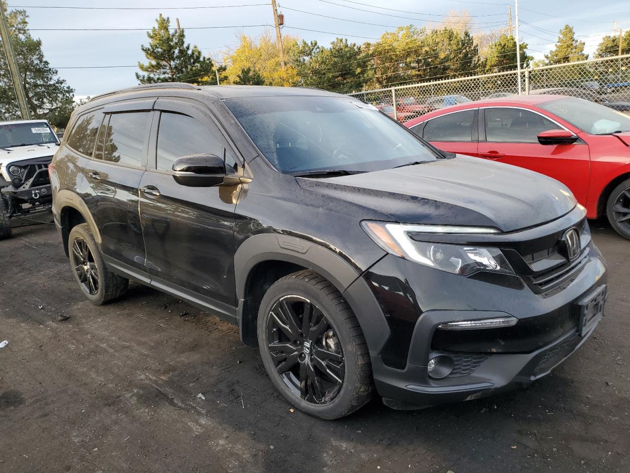 2022 HONDA PILOT TRAILSPORT VIN:5FNYF6H84NB058636