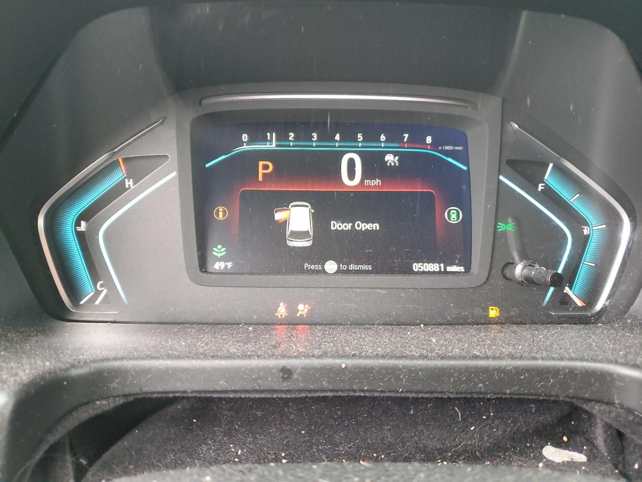 2022 HONDA ODYSSEY TOURING VIN:5FNRL6H89NB039089