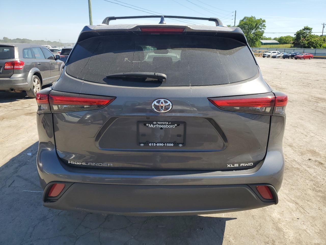 2022 TOYOTA HIGHLANDER XLE VIN:5TDHZRBH1NS244955