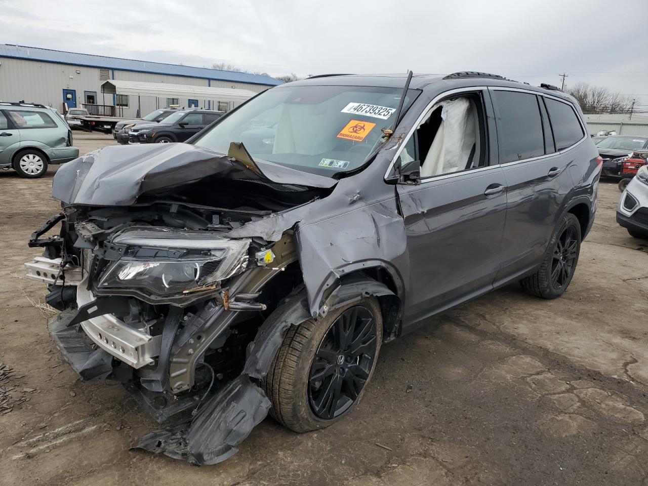 2022 HONDA PILOT SE VIN:5FNYF6H25NB014849