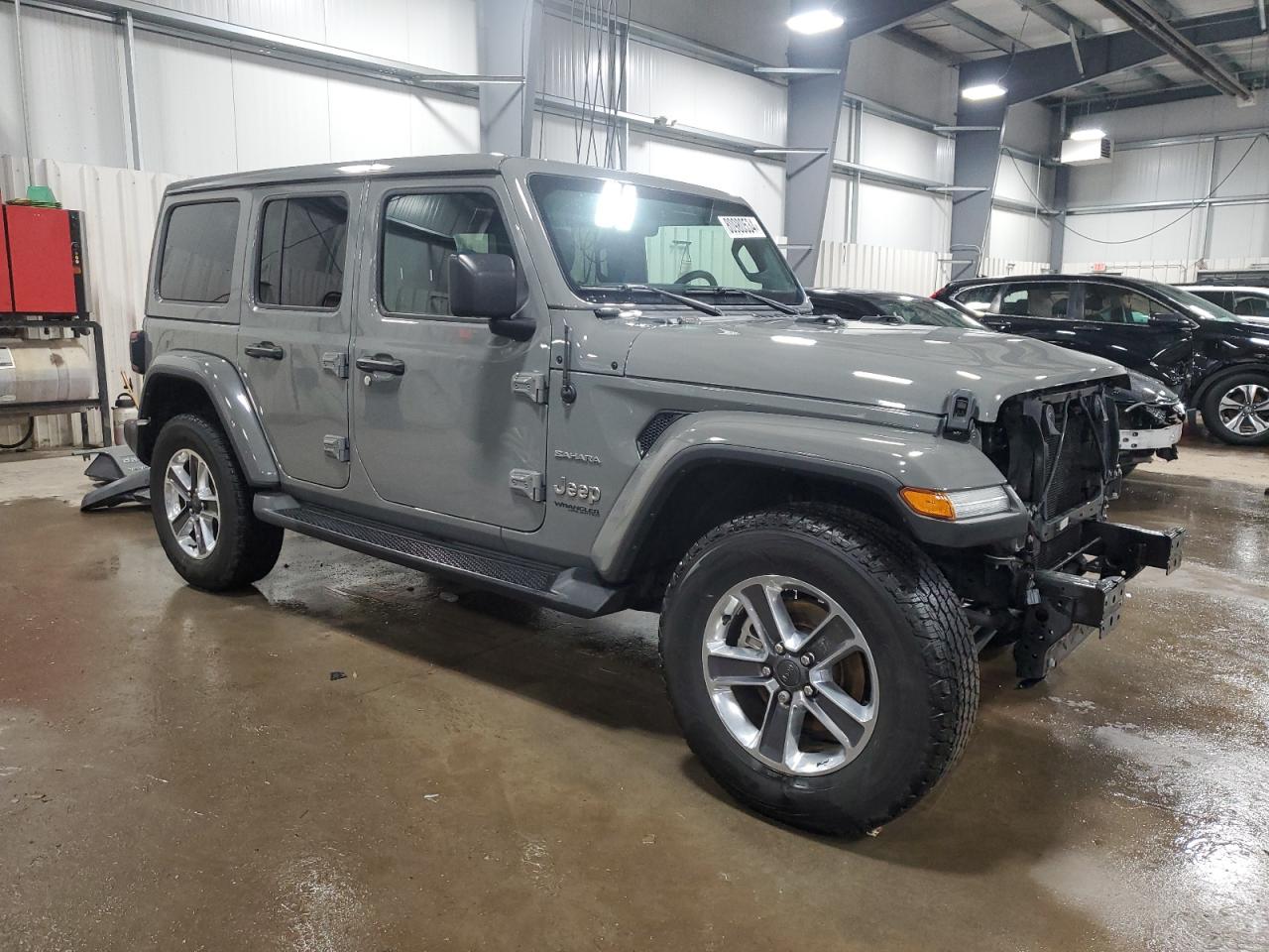2022 JEEP WRANGLER UNLIMITED SAHARA VIN:1C4HJXEG9NW196183