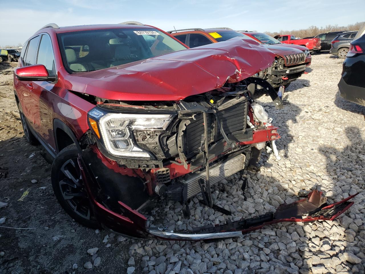 2022 GMC TERRAIN SLT VIN:3GKALVEV1NL145463