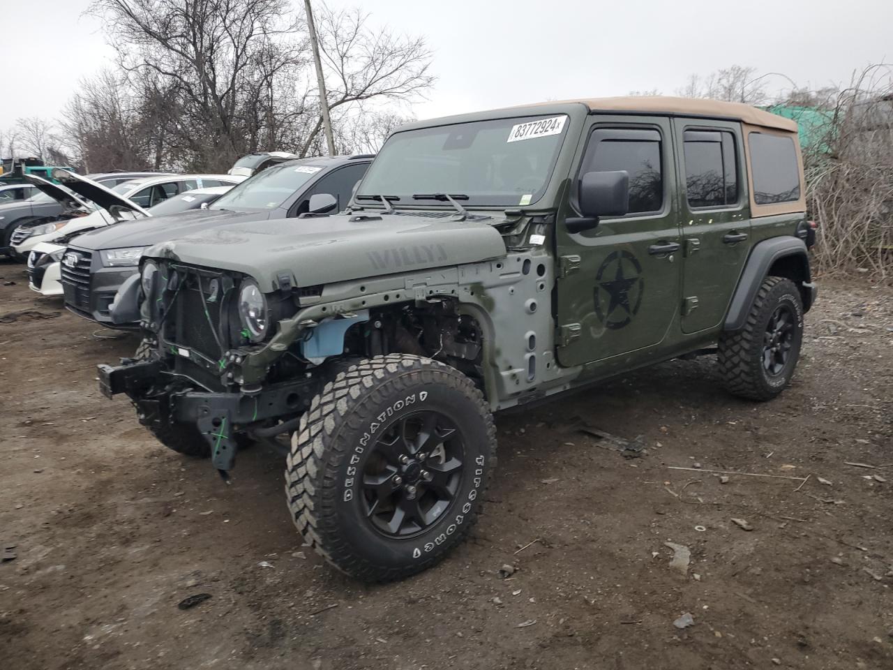2023 JEEP WRANGLER SPORT VIN:1C4HJXDG1PW504242