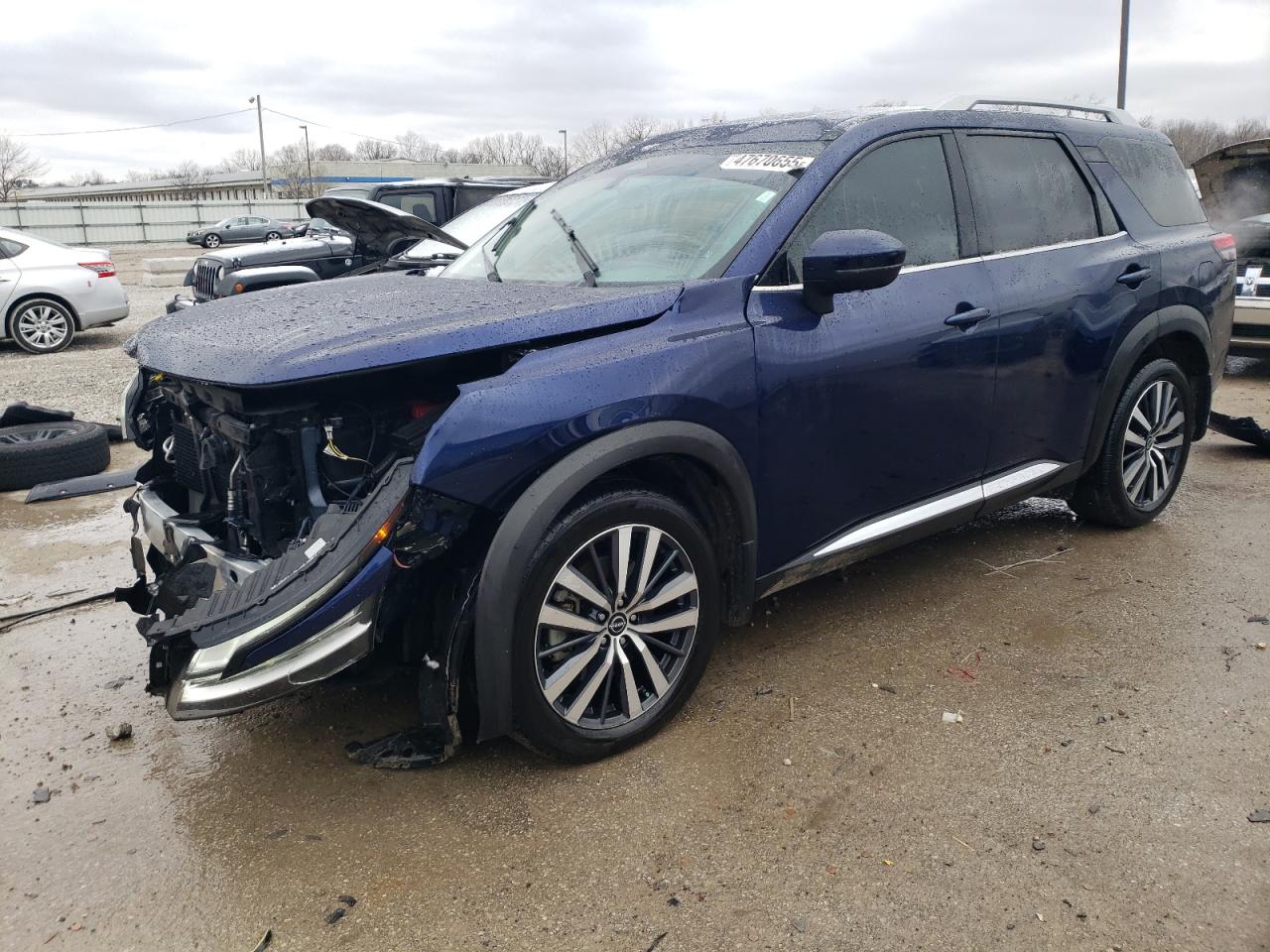 2022 NISSAN PATHFINDER PLATINUM VIN:5N1DR3DJ7NC268847