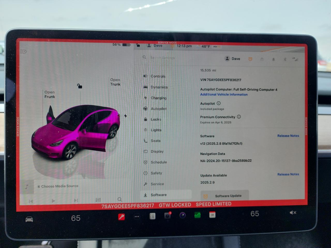 2023 TESLA MODEL Y  VIN:7SAYGDEE5PF836217