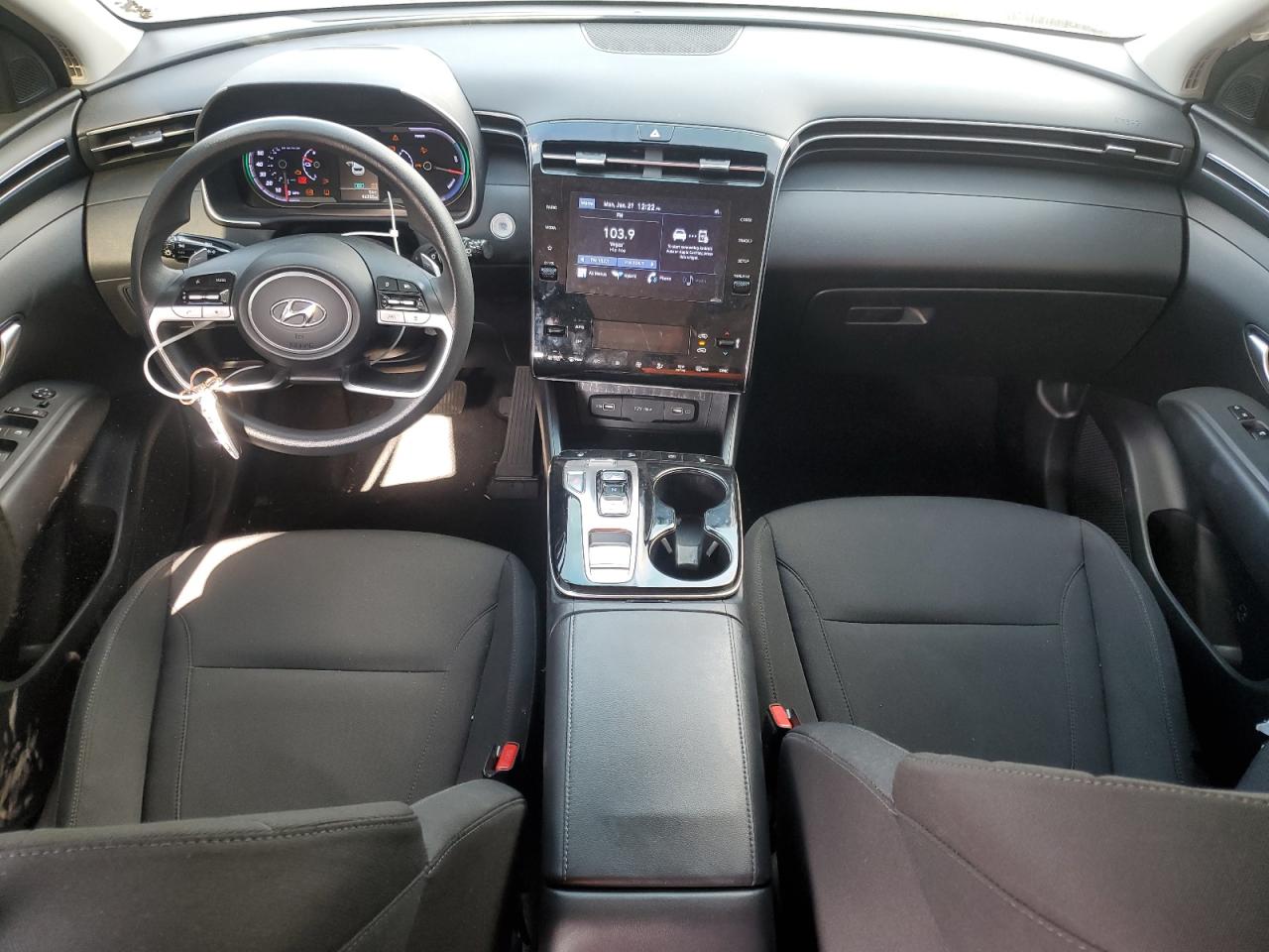 2022 HYUNDAI TUCSON BLUE VIN:KM8JBCA1XNU051461