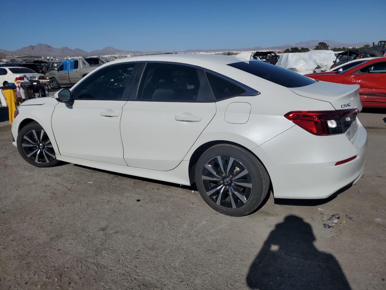 2022 HONDA CIVIC EX VIN:JHMFE1F75NX007190