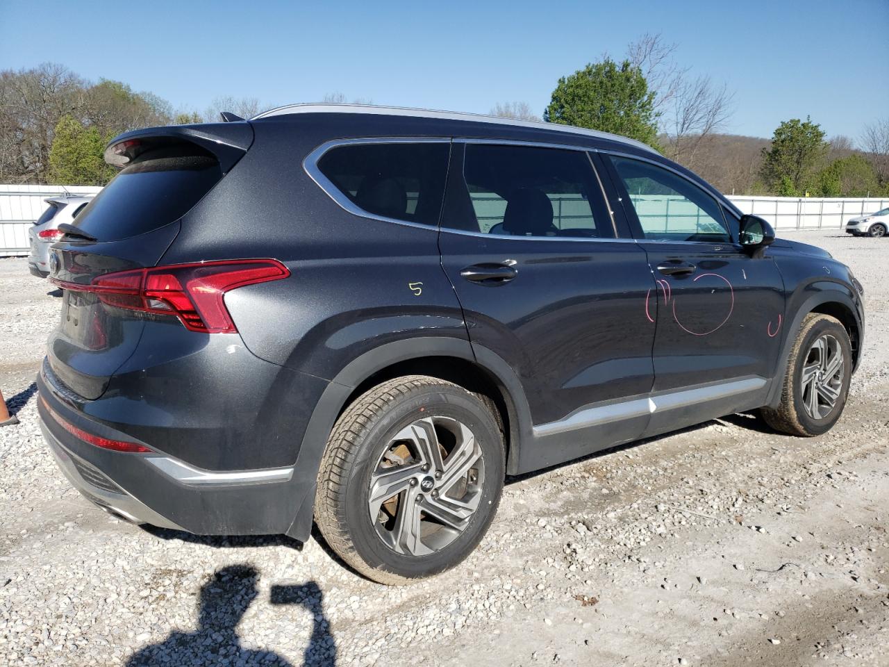 2022 HYUNDAI SANTA FE SEL VIN:5NMS24AJ6NH377392