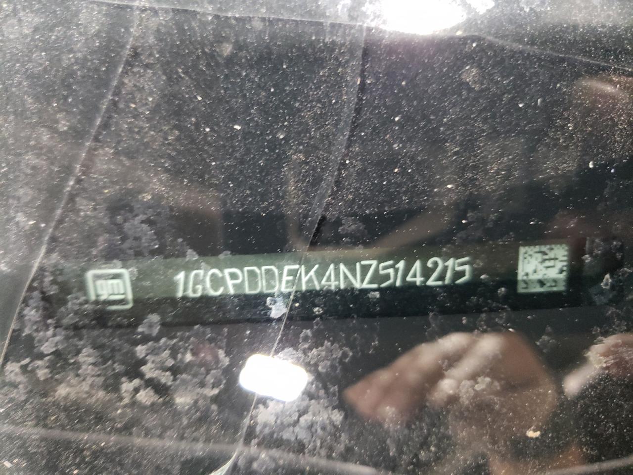 2022 CHEVROLET SILVERADO K1500 LT VIN:1GCPDDEK4NZ514215