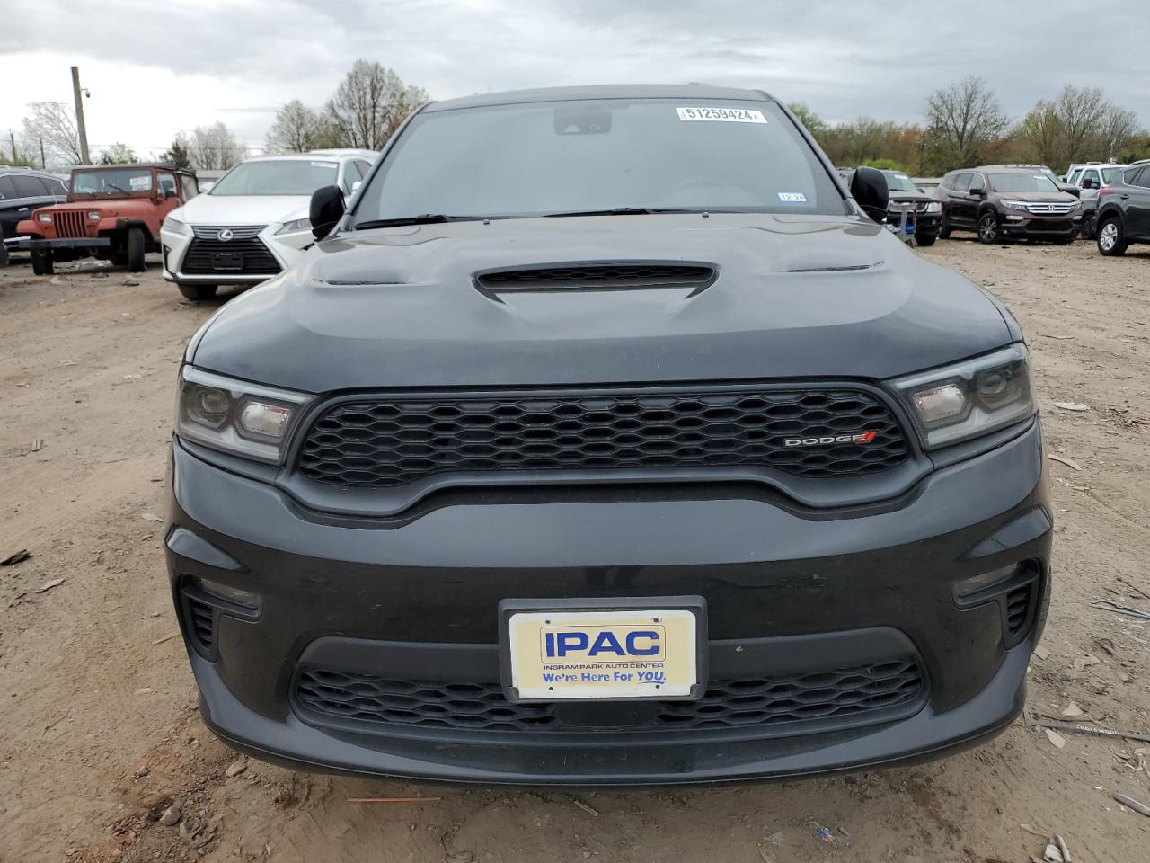 2022 DODGE DURANGO GT VIN:1C4RDHDG2NC210414