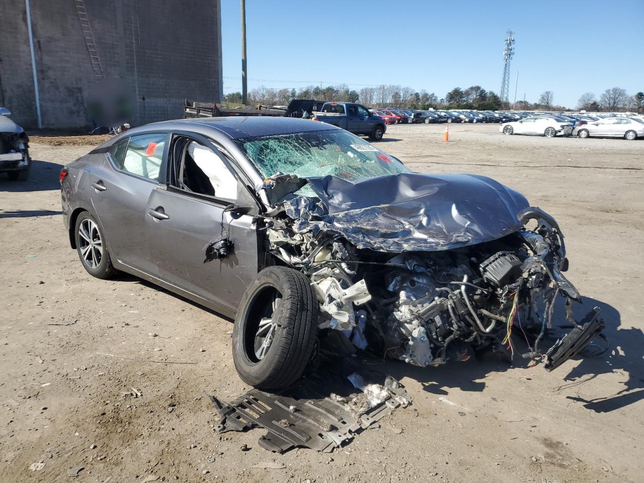 2022 NISSAN SENTRA SV VIN:3N1AB8CV9NY214599