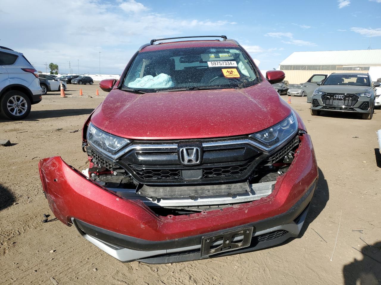 2022 HONDA CR-V EXL VIN:2HKRW2H80NH640098